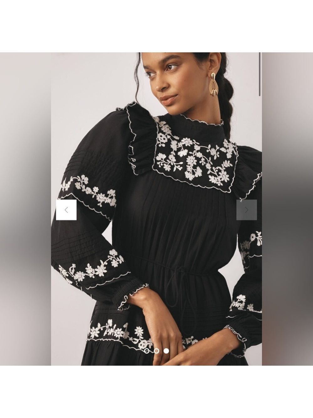 Farm Rio Embroidered Maxi Dress - Picture 3 of 6